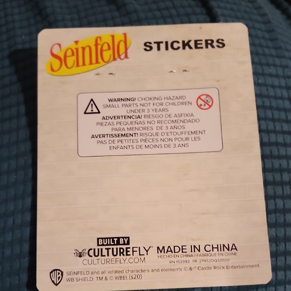 Seinfeld Sticker Set - Multicolor - Picture 3 of 4